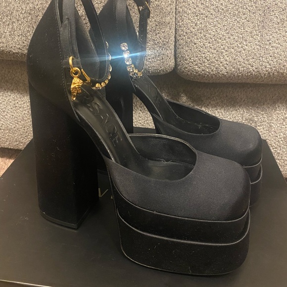 Versace Aevitas Platform Heels - Picture 5 of 9